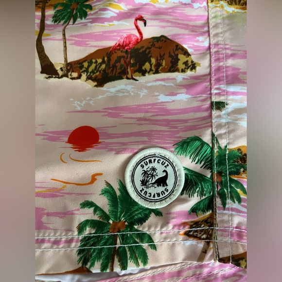 Surf cuz  Size:XXL Men’s Swim Trunks Drawstring Multi Color - Picture 5 of 8